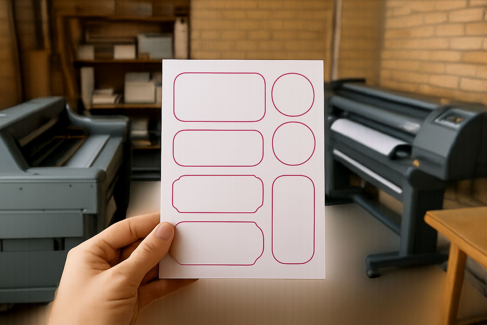 Sticker Cut Lines